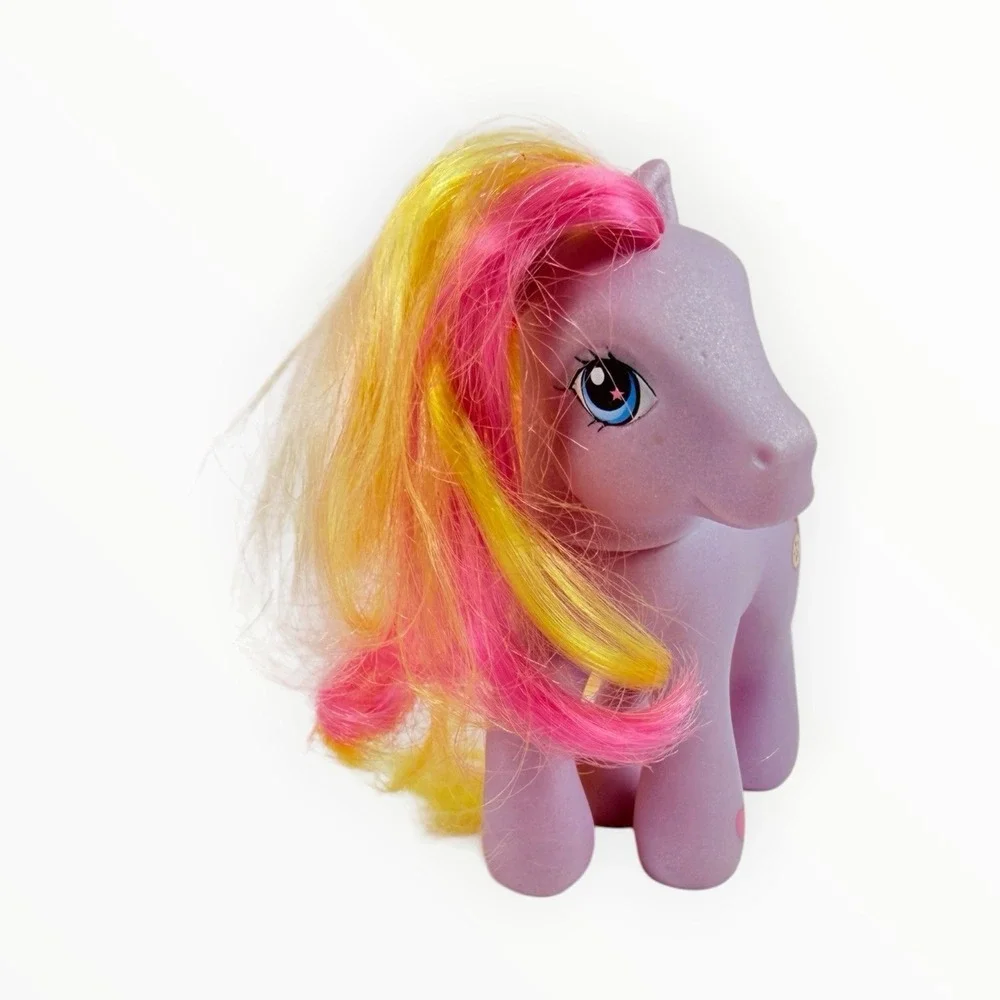 HASBRO MY LITTLE PONY MLP FIGURE G3 TRIPLE TREAT 2003 PURPLE ICE CREAM CANDY